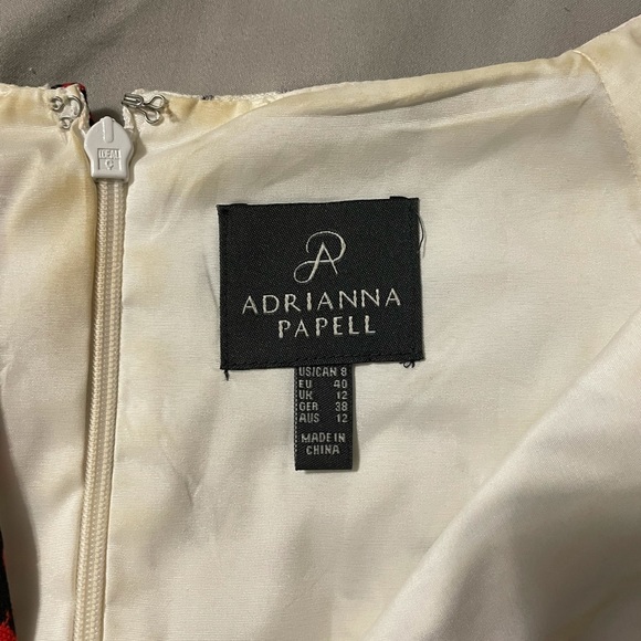 Adrianna Pappell Floral Dress - Size 8 - Picture 3 of 3